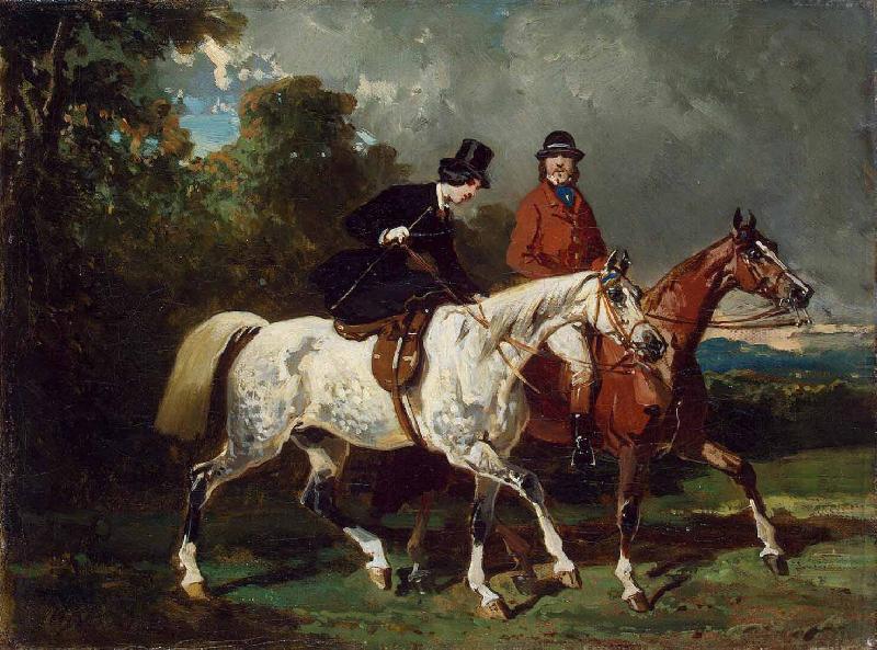 Alfred Dedreux Ride France oil painting art